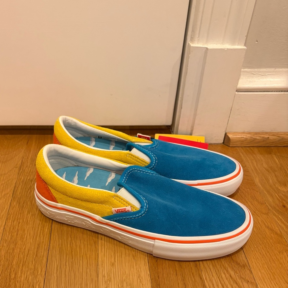 Simpsons vans slip ons